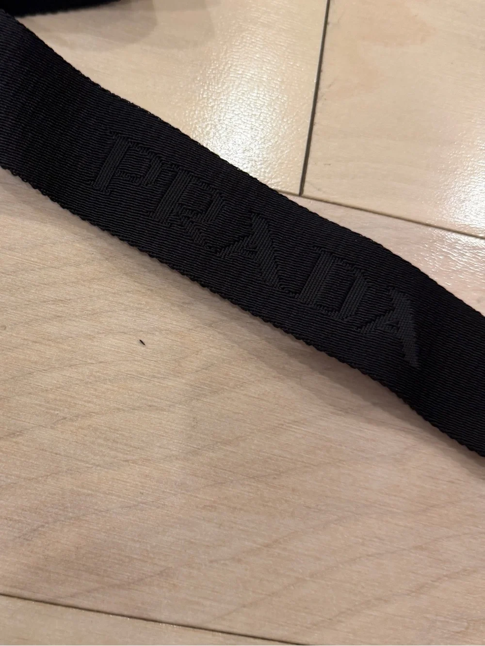 New Prada Black Nylon Belt Bag with Mini Pouch Sz 85/34